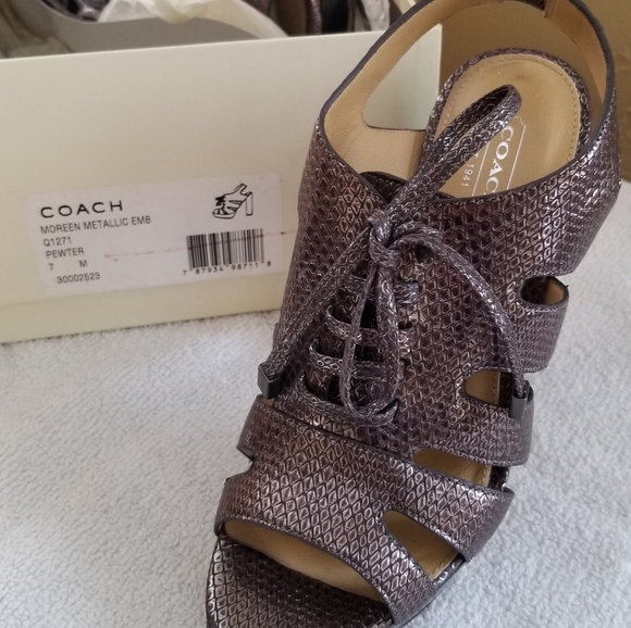 Women's Coach heels size 7 - Picture 4 of 5